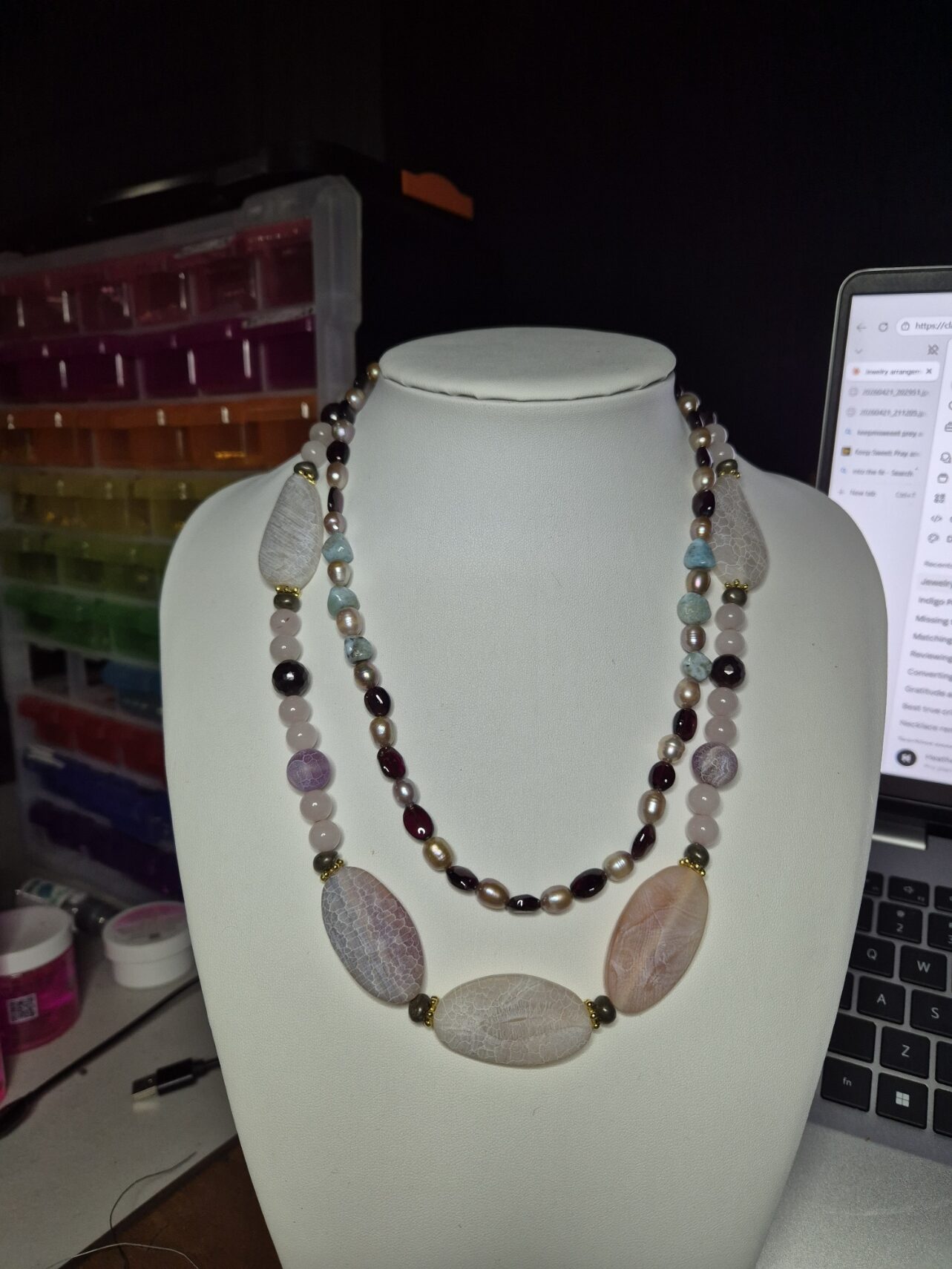 Dusty Rose Necklace