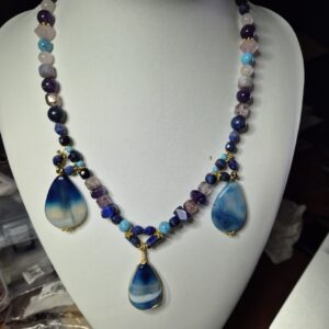 Azure Cascade Necklace