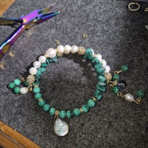 Moonlit Moss Bracelet