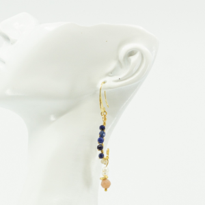 Azure Grace Hoop Earrings