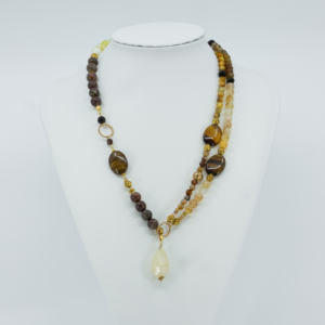 Gilded Earth Necklace