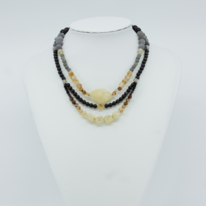 Honey Dew Stone Necklace