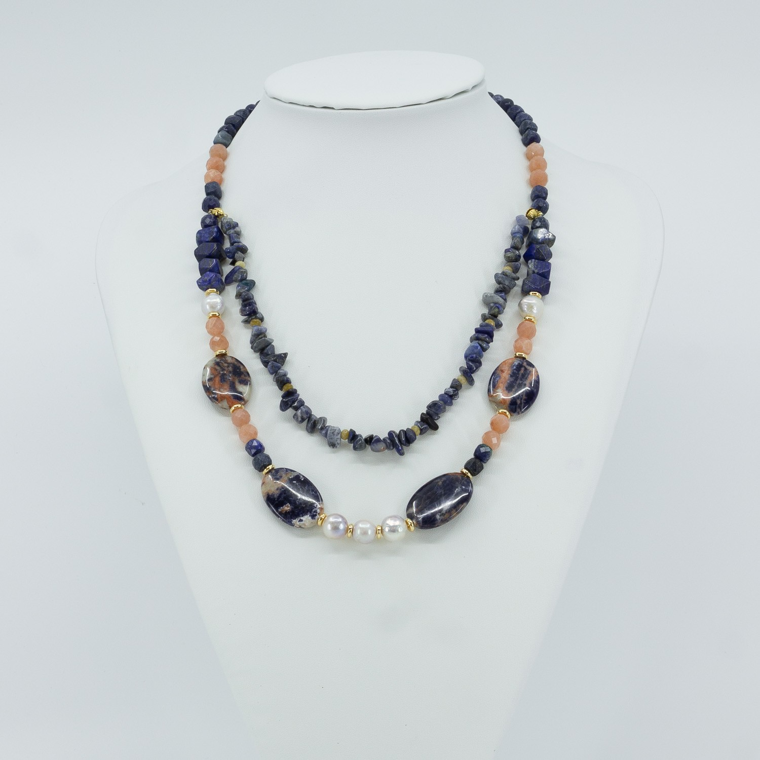 Indigo Pearl Necklace