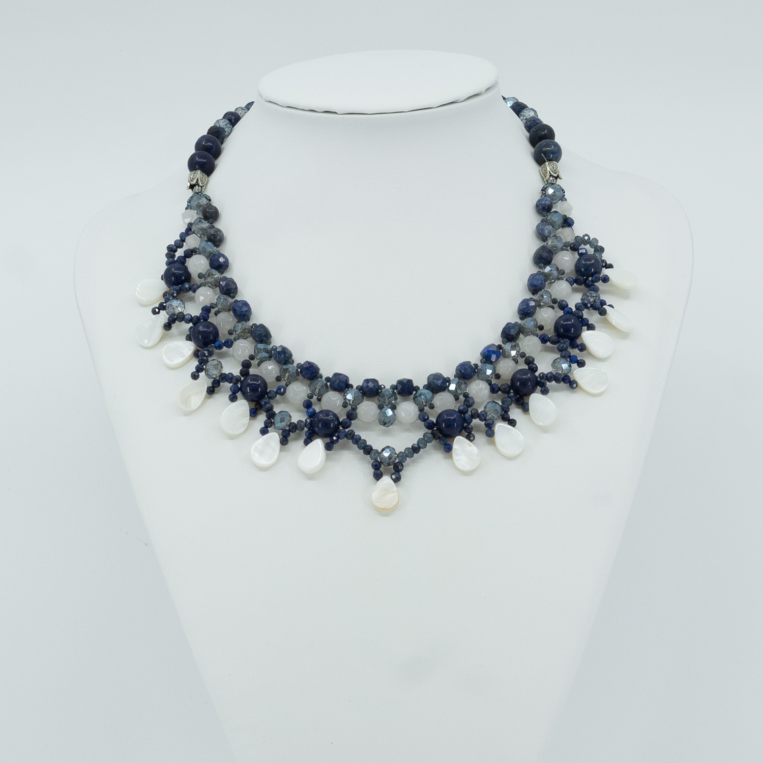 Lapis Moon Necklace