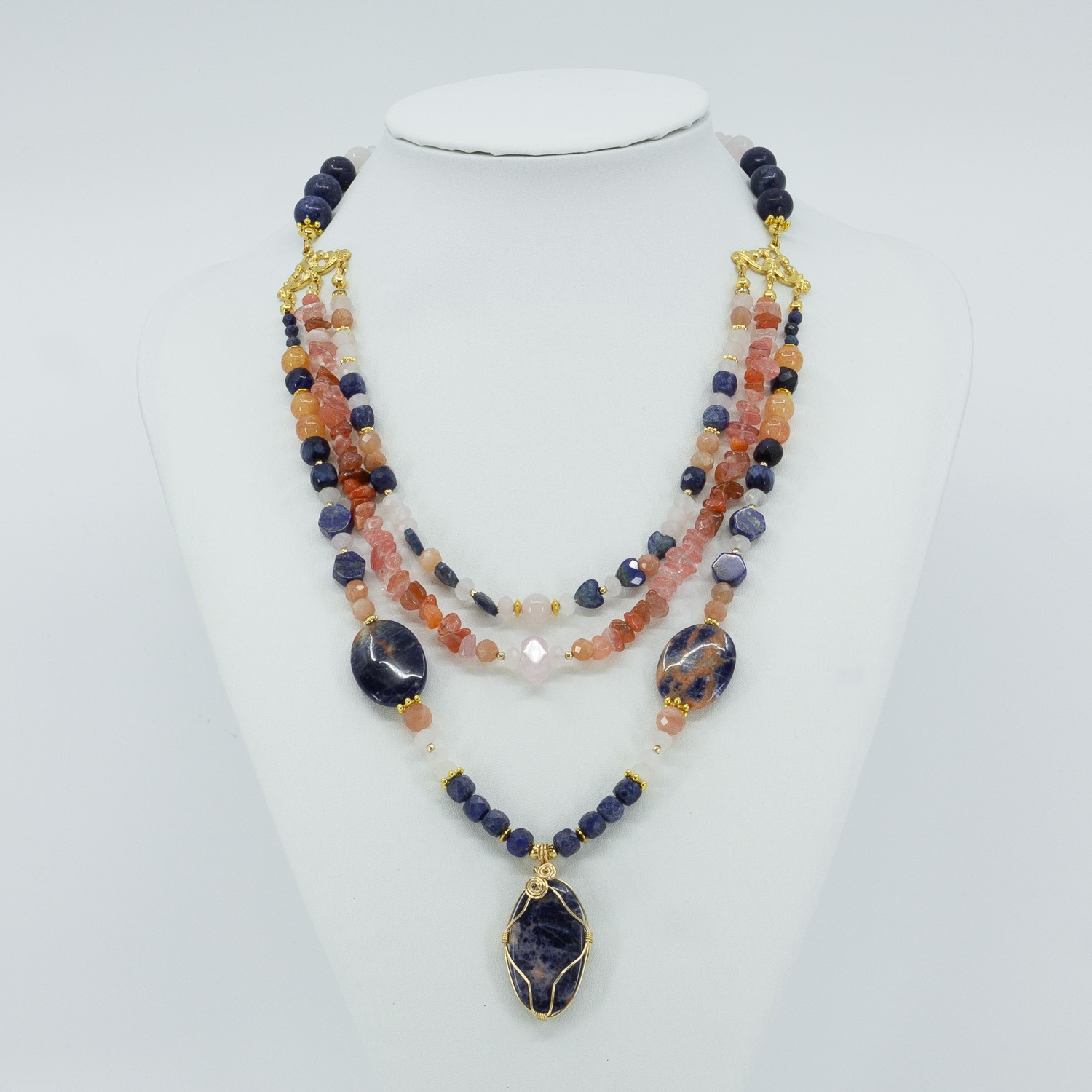 Sodalite Blush Necklace