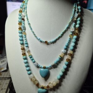 Turquoise Cascade Necklace